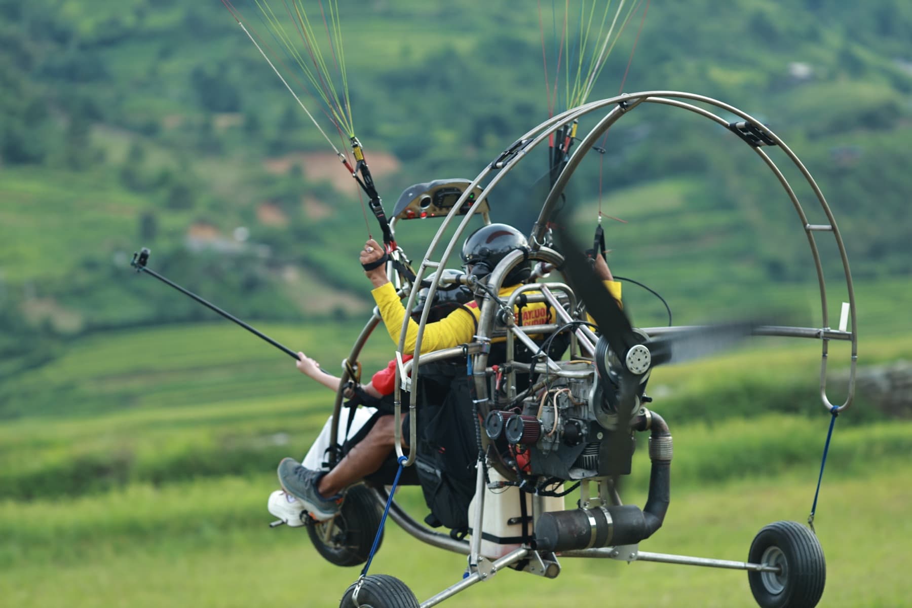 Kỹ thuật paramotor (PPG) cơ bản: thiết bị, kiểm tra trước bay, cất hạ cánh và xử lý khẩn cấp