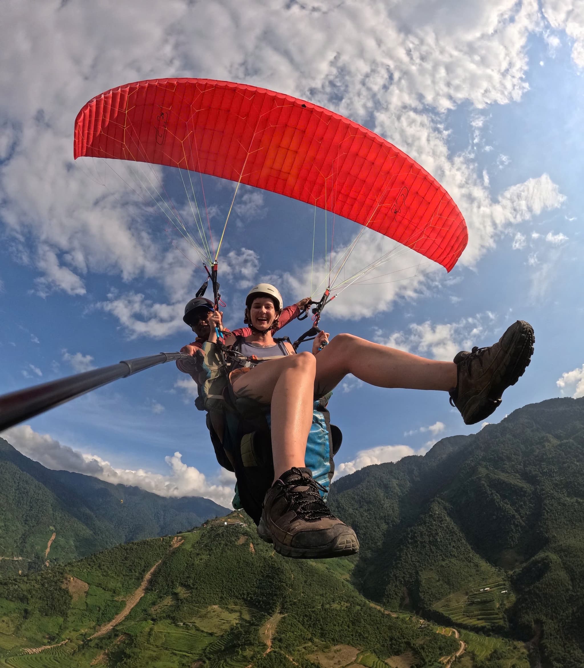 Au-dessus de la vallée de Mường Hoa