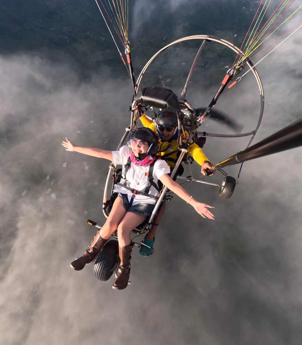 Le paramoteur pour parapentistes : ce qui change avec un moteur