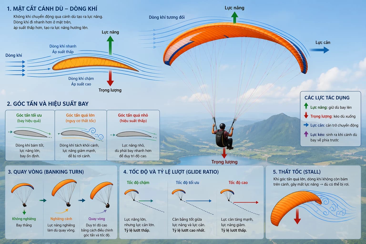 Paraglider Aerodynamics Part 2: Flight Modes and Gliding