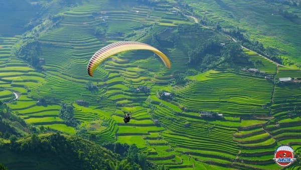 Mu Cang Chai's Green Rice Season, Seen Best From the Sky