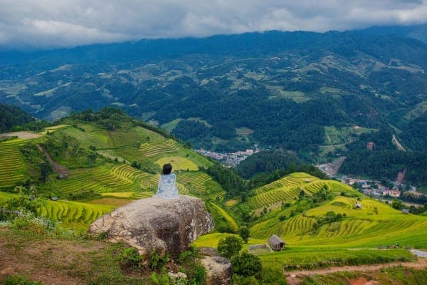 Kim Nọi, Mù Cang Chải: mỏm đá ngắm ruộng bậc thang vắng khách