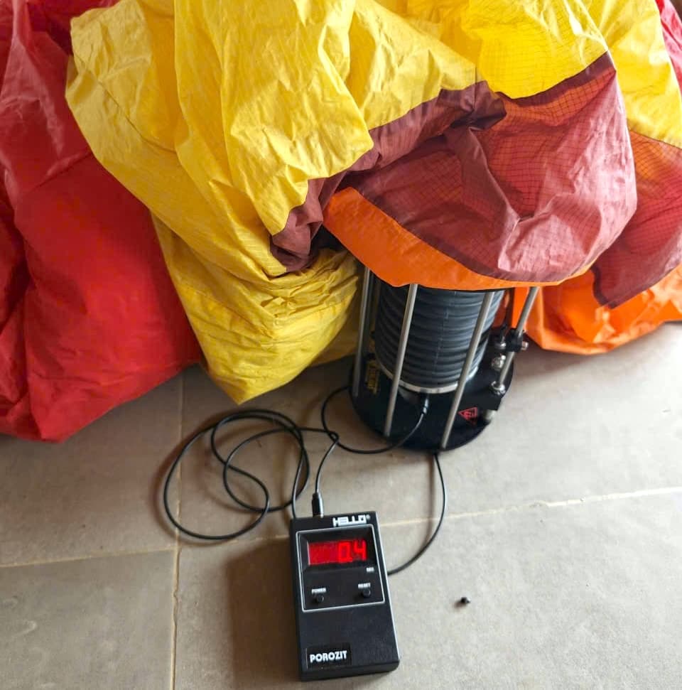 🪂 Độ thấm khí của vòm dù lượn