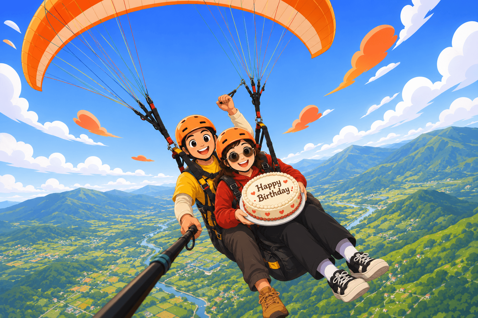 A Birthday Gift to Remember: A Paragliding Flight