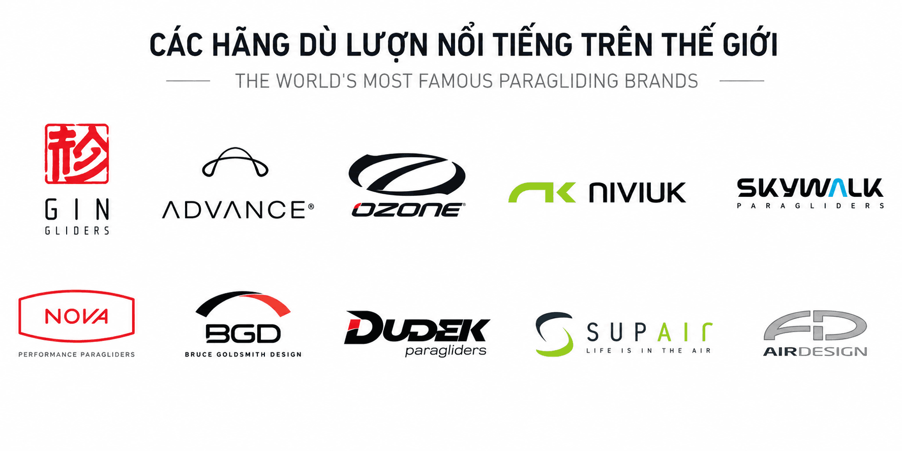 The Paraglider Brands Pilots Trust Worldwide