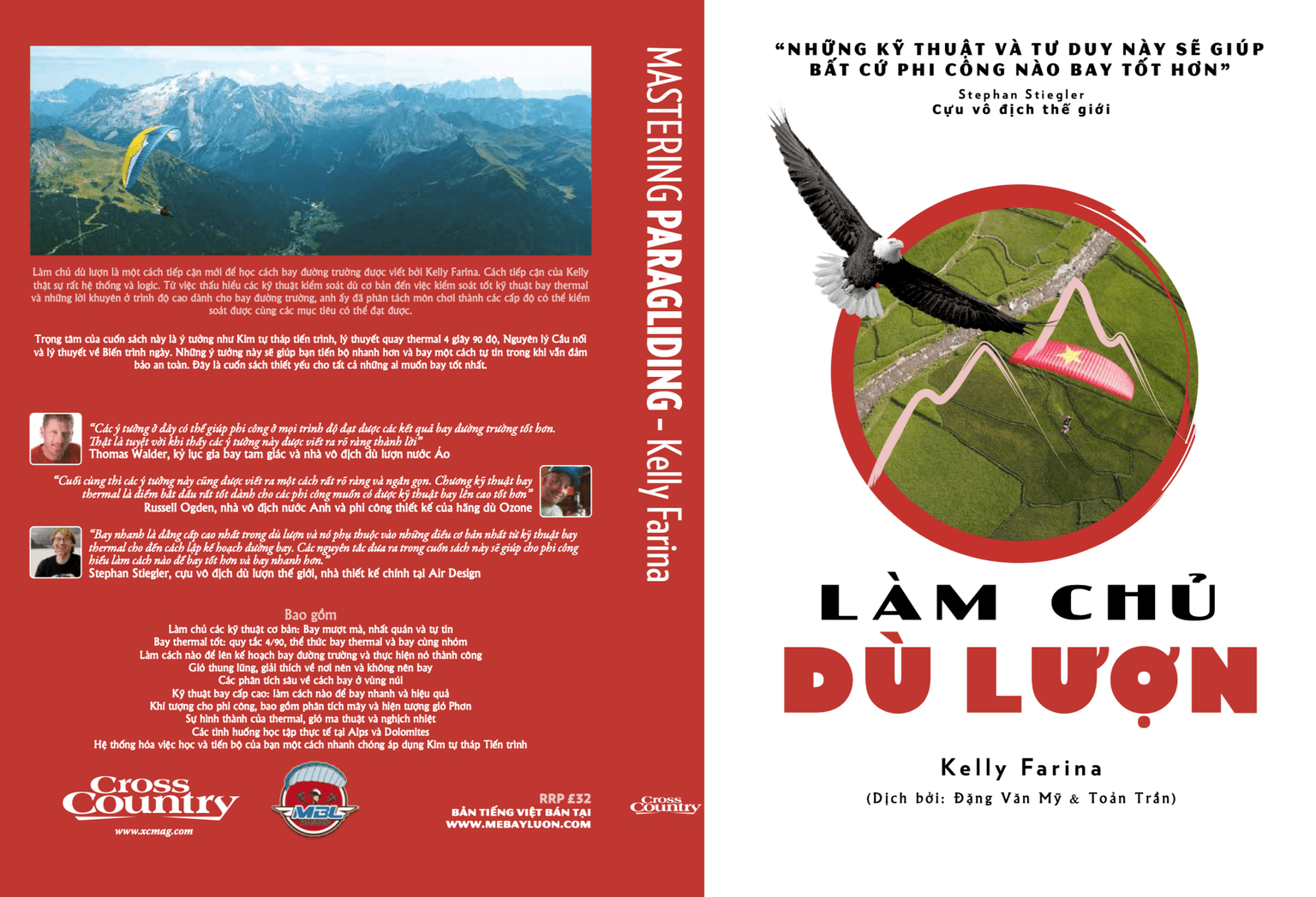 Sách Làm Chủ Dù Lượn – bản tiếng Việt của Mastering Paragliding